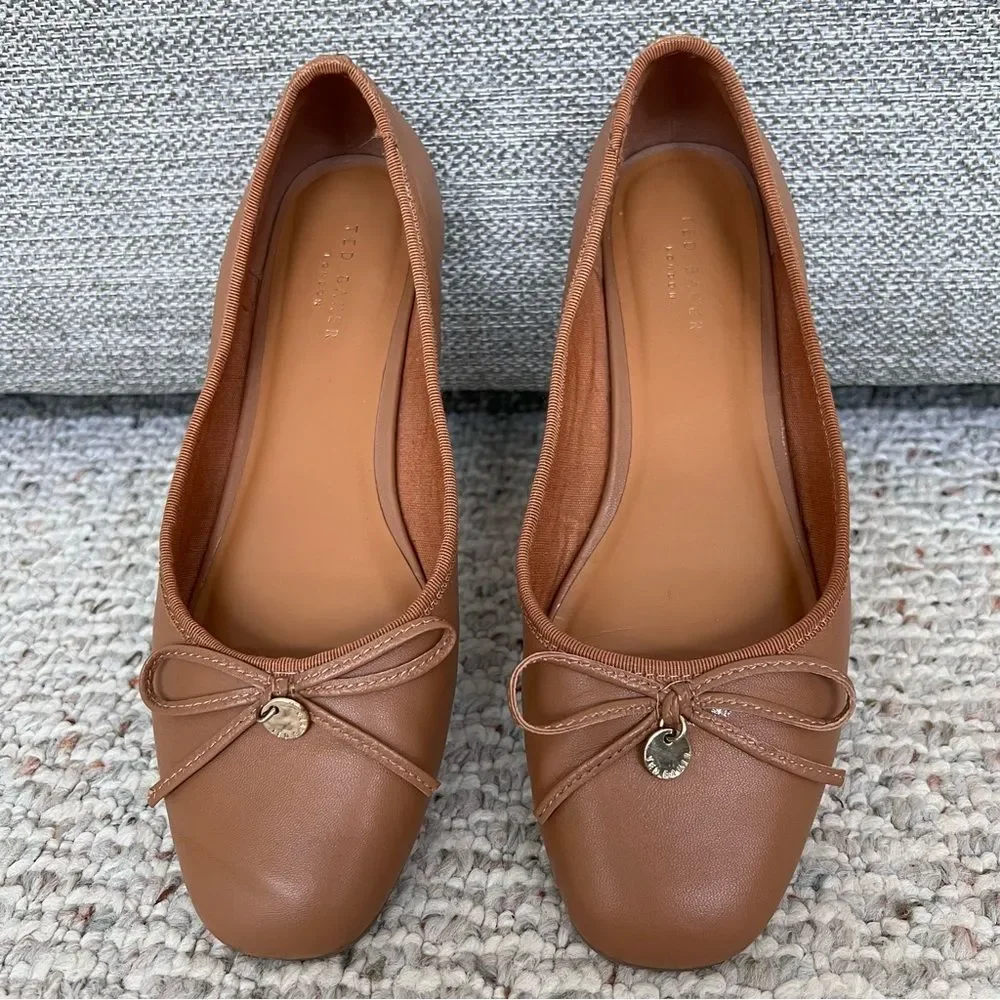 Ted Baker London Bayana Leather Flat